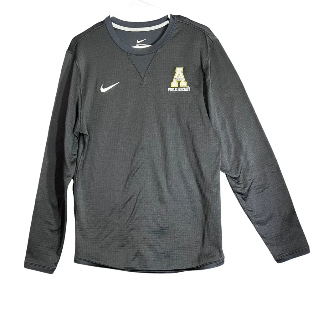 Nike Mens Size Small Appalachian State Mountaineers Field Hockey Shirt Black